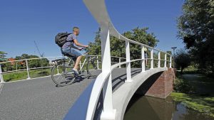 nieuwe situatie Kluisheulbrug Maasland, brug na renovatie, verkeersbrug door ipv Delft