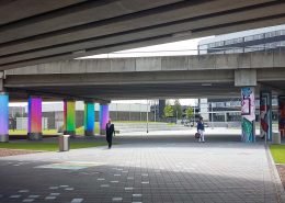 lichtsculpturen, aankleding publieke ruimte, schiphol, verlichting