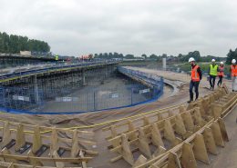 fietsverbinding in aanbouw, Nigtevecht