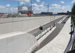 Spaarndammertunnel Amsterdam, ontwerp door ipvDelft, wegarchitectuur, infrasturctuur