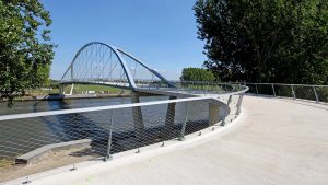 stalen boogbrug fietsbrug Nigtevecht