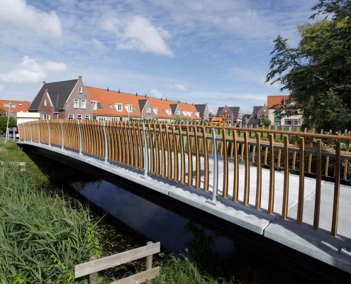 UHSB brug Volmolen op Texel, brugontwerp door ipv Delft, standaardbrug