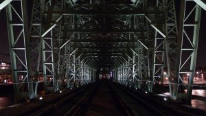 Lichtontwerp spoor brug de Hef Rotterdam 31 maart 2017 ipvDelft