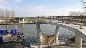 insitu beton aanbrug oplegging brug Nigtevecht ipv Delft